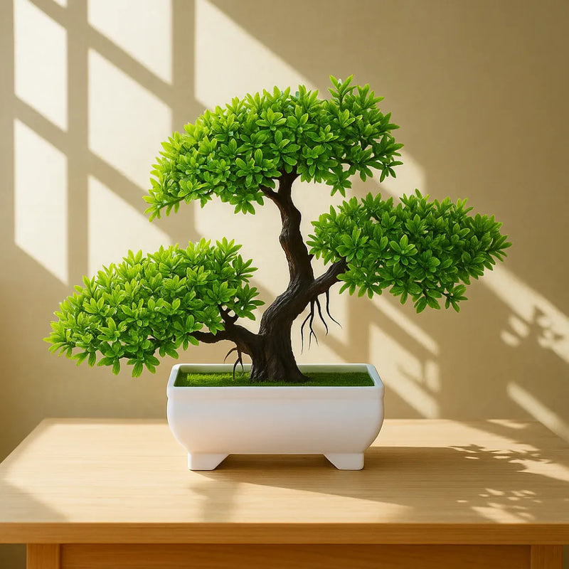 Bonsai Artificial Decorativo em Vaso - Jardinista
