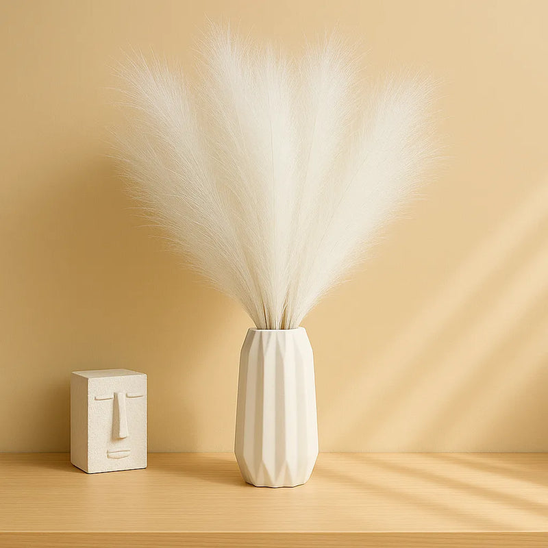 Capim-dos-Pampas Artificial 10 Hastes - Jardinista