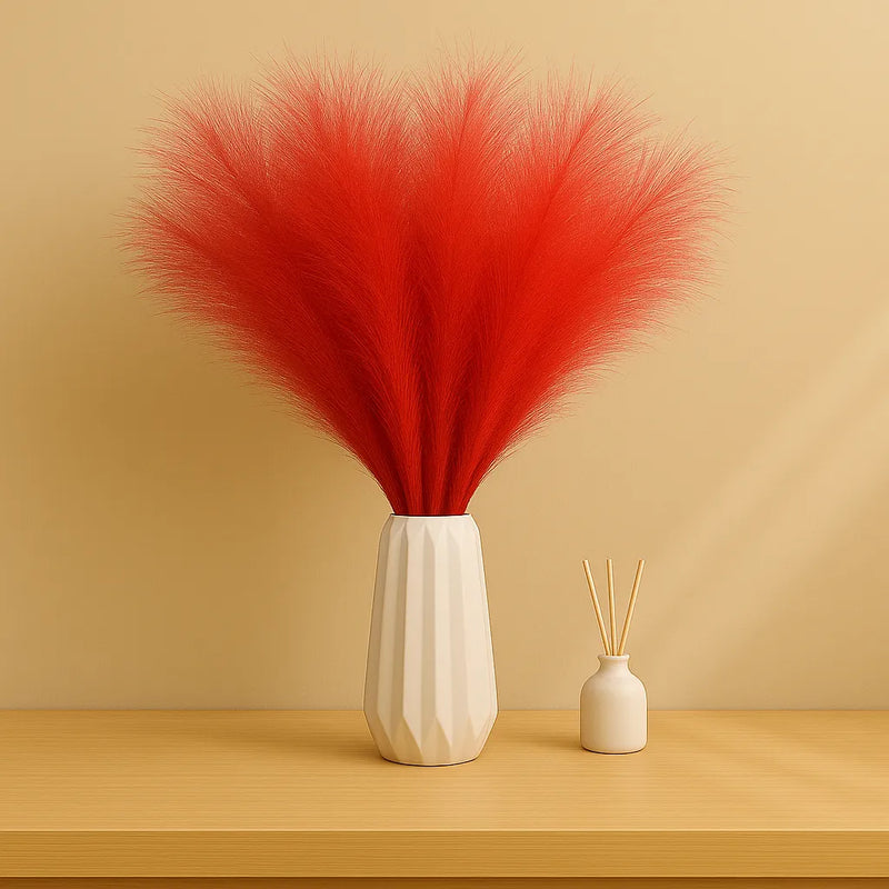 Capim-dos-Pampas Artificial 10 Hastes - Jardinista