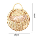 Cesto de Vime para Parede com Suporte - Jardinista
