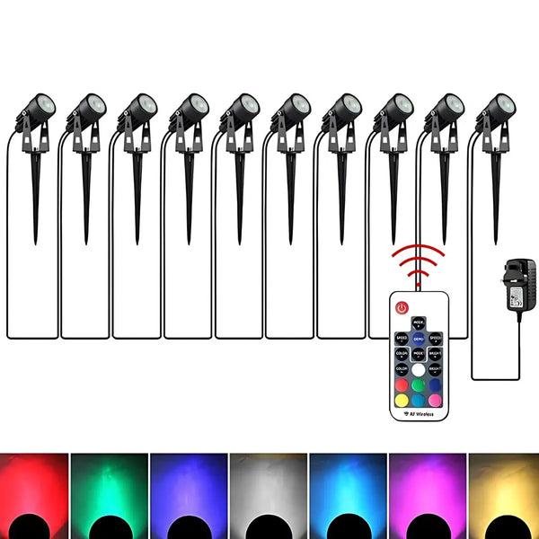 Luminárias para jardim com controle remoto - Loja do Jardinista