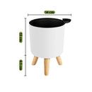 Vaso de Plantas Autoirrigável com Suporte - Loja do Jardinista