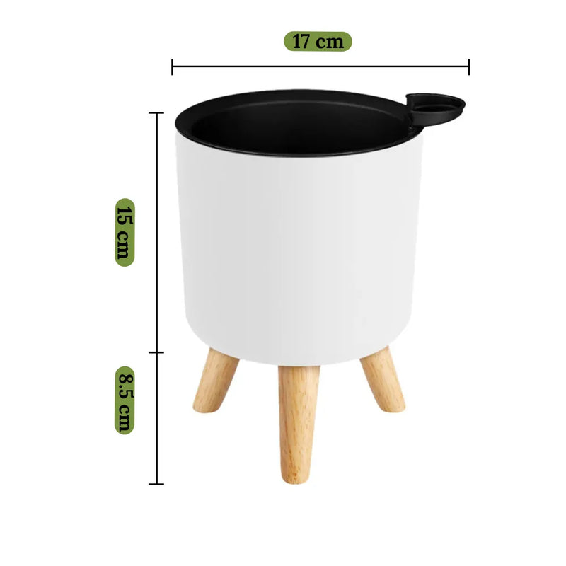 Vaso de Plantas Autoirrigável com Suporte - Loja do Jardinista