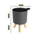 Vaso de Plantas Autoirrigável com Suporte - Loja do Jardinista