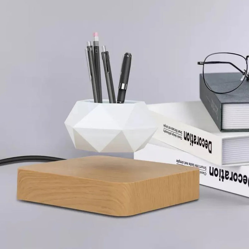 Vaso Flutuante Magnético – Levitando e Girando 360° - Loja do Jardinista