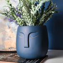 Vaso de Cerâmica Rosto Abstrato (Sleeping Face) - Loja do Jardinista