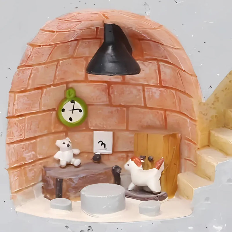 Vaso de Resina Família Ouriço e Coelho (Animal Secret Home) – Loja do Jardinista