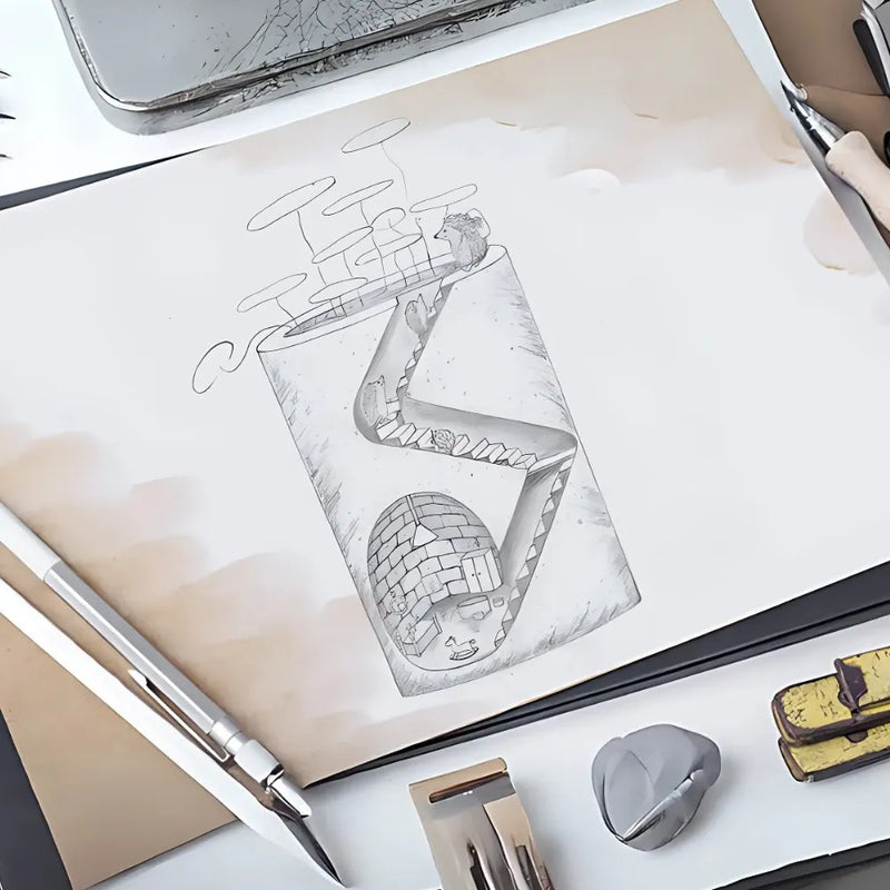 Vaso de Resina Família Ouriço e Coelho (Animal Secret Home) – Loja do Jardinista