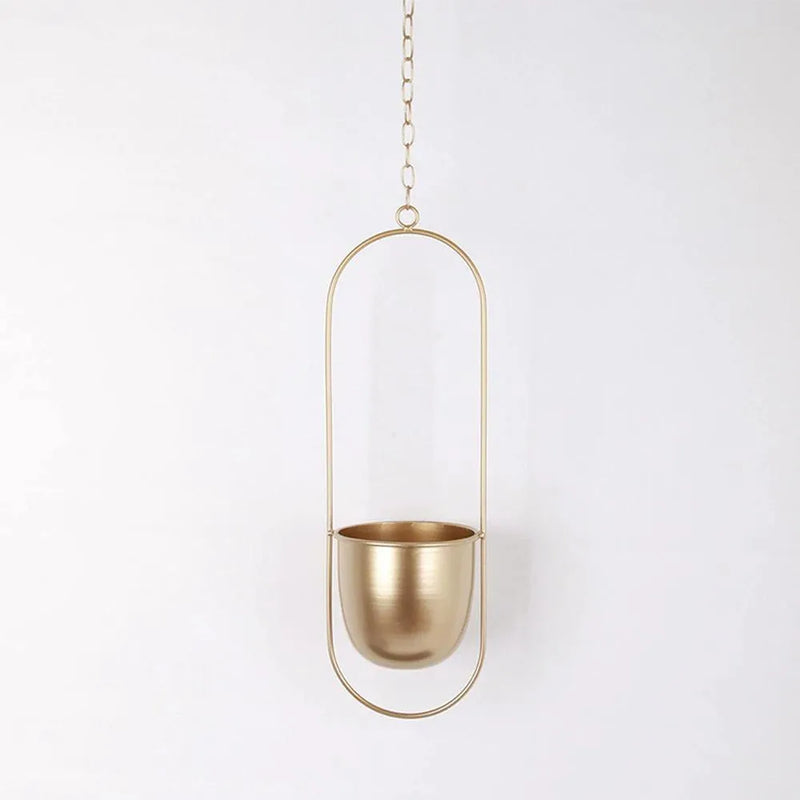 Vaso de Ferro Suspenso Nórdico (Halo) – Loja do Jardinista