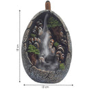 Incenso Cachoeira De Fumaça Em Resina Decorado + 2 Caixas de Incenso