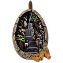 Incenso Cachoeira De Fumaça Em Resina Decorado + 2 Caixas de Incenso